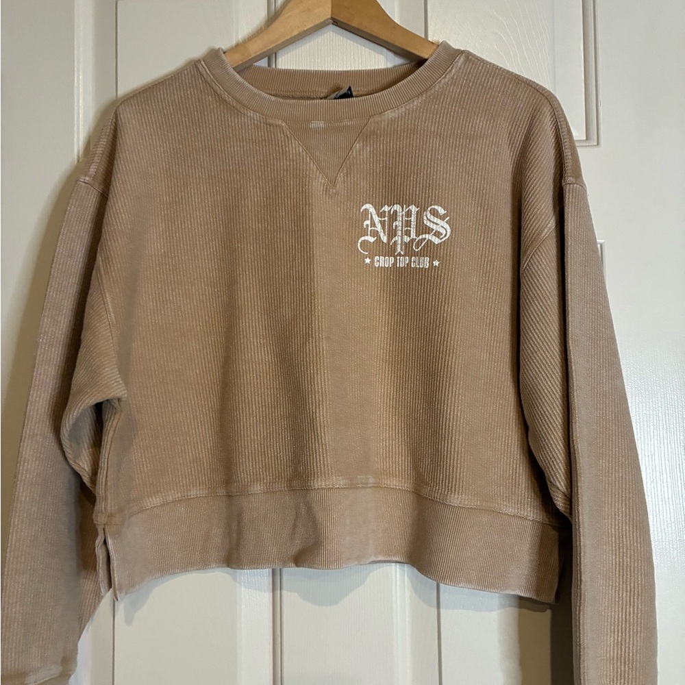 NPS Women's Brown Crew Neck Sweater - Picture 2 of 9